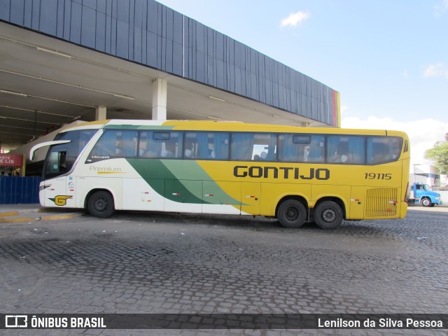 Empresa Gontijo de Transportes 19115 na cidade de Caruaru, Pernambuco, Brasil, por Lenilson da Silva Pessoa. Número da foto: #12633655.