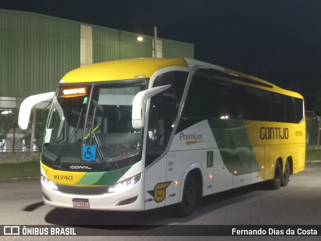 Empresa Gontijo de Transportes 19740 na cidade de Vila Velha, Espírito Santo, Brasil, por Fernando Dias da Costa. Número da foto: #12637402.