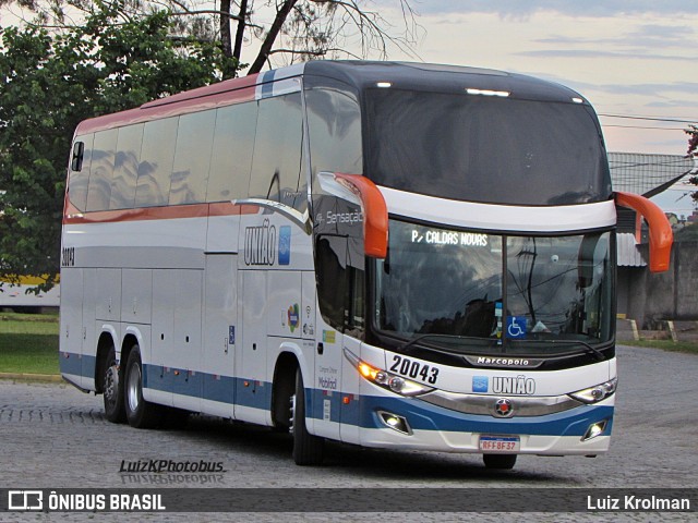 Expresso União 20043 na cidade de Juiz de Fora, Minas Gerais, Brasil, por Luiz Krolman. Número da foto: #12634932.