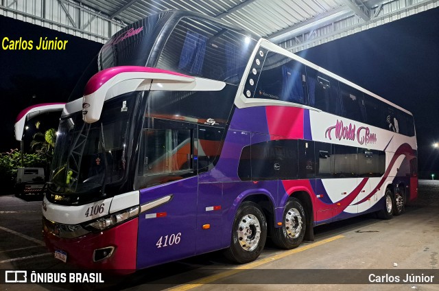 World Buss 4106 na cidade de Ribeirão Preto, São Paulo, Brasil, por Carlos Júnior. Número da foto: #12634786.