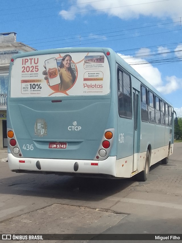 Laranjal Transportes 436 na cidade de Pelotas, Rio Grande do Sul, Brasil, por Miguel Filho. Número da foto: #12634761.