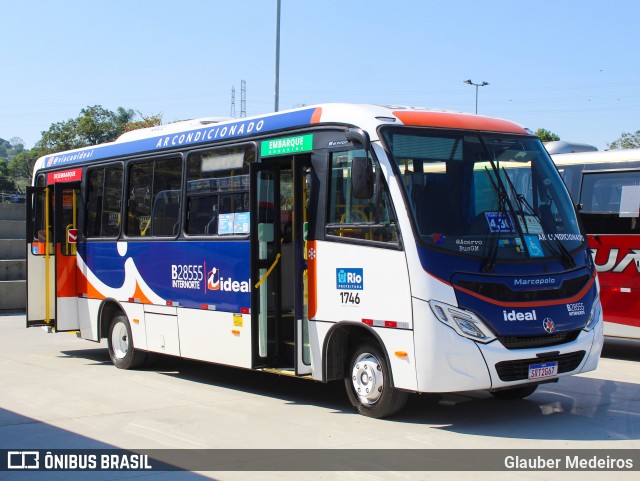 Viação Ideal B28555 na cidade de Duque de Caxias, Rio de Janeiro, Brasil, por Glauber Medeiros. Número da foto: #12637216.