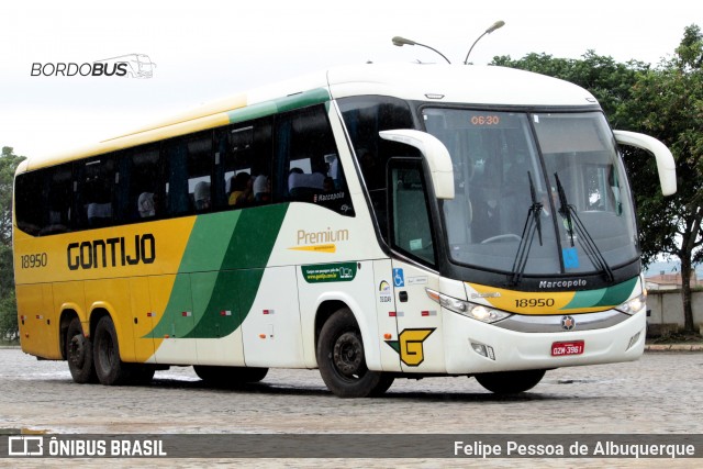 Empresa Gontijo de Transportes 18950 na cidade de Vitória da Conquista, Bahia, Brasil, por Felipe Pessoa de Albuquerque. Número da foto: #12636281.