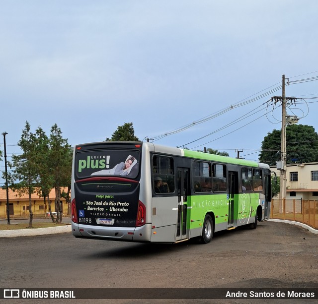 Viação Garcia 81198 na cidade de Rolândia, Paraná, Brasil, por Andre Santos de Moraes. Número da foto: #12635004.