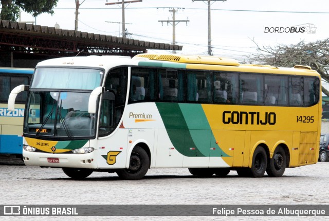 Empresa Gontijo de Transportes 14295 na cidade de Vitória da Conquista, Bahia, Brasil, por Felipe Pessoa de Albuquerque. Número da foto: #12636290.