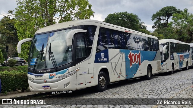 Auto Viação 1001 RJ 108.843 na cidade de Petrópolis, Rio de Janeiro, Brasil, por Zé Ricardo Reis. Número da foto: #12638570.