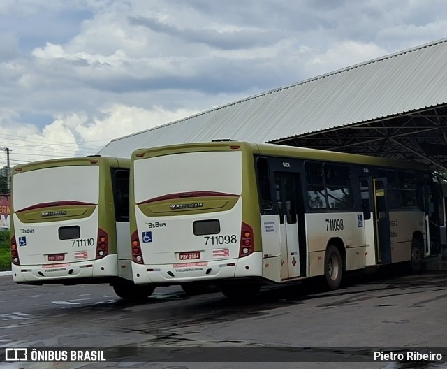 BsBus Mobilidade 711098 na cidade de Brazlândia, Distrito Federal, Brasil, por Pietro Ribeiro. Número da foto: #12639944.