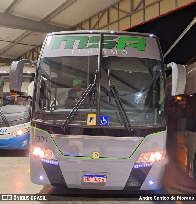 MSA Turismo 2301 na cidade de Registro, São Paulo, Brasil, por Andre Santos de Moraes. Número da foto: #12638127.
