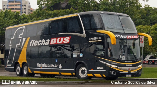 Flecha Bus 58033 na cidade de Florianópolis, Santa Catarina, Brasil, por Cristiano Soares da Silva. Número da foto: #12639026.
