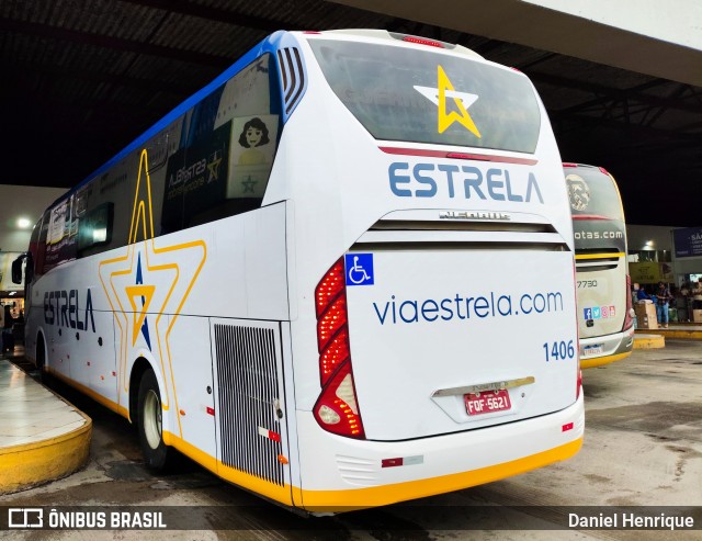 Viação Estrela 1406 na cidade de Goiânia, Goiás, Brasil, por Daniel Henrique. Número da foto: #12637913.