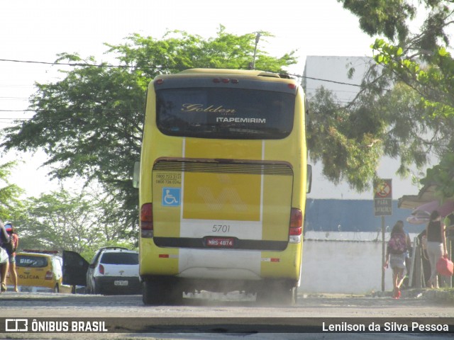 Viação Itapemirim 5701 na cidade de Caruaru, Pernambuco, Brasil, por Lenilson da Silva Pessoa. Número da foto: #12639720.
