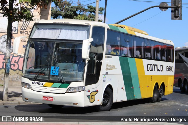 Empresa Gontijo de Transportes 12890 na cidade de Belo Horizonte, Minas Gerais, Brasil, por Paulo Henrique Pereira Borges. Número da foto: #12639816.