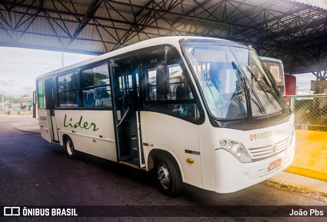 Auto Ônibus Líder 0908003 na cidade de Manaus, Amazonas, Brasil, por João Pbs. Número da foto: #12639732.