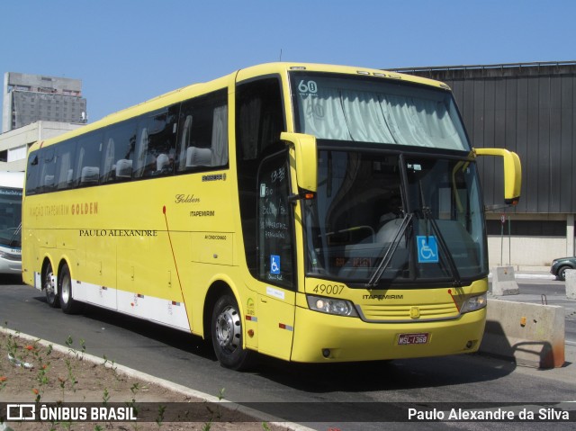 Viação Itapemirim 49007 na cidade de Rio de Janeiro, Rio de Janeiro, Brasil, por Paulo Alexandre da Silva. Número da foto: #12639724.