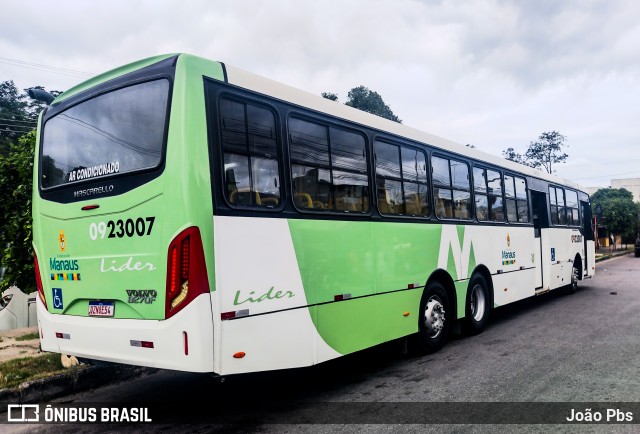 Auto Ônibus Líder 0923007 na cidade de Manaus, Amazonas, Brasil, por João Pbs. Número da foto: #12637716.