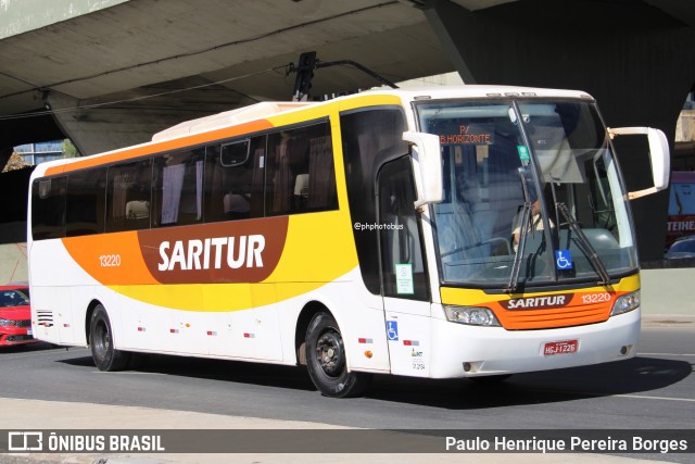 Saritur - Santa Rita Transporte Urbano e Rodoviário 13220 na cidade de Belo Horizonte, Minas Gerais, Brasil, por Paulo Henrique Pereira Borges. Número da foto: #12639795.