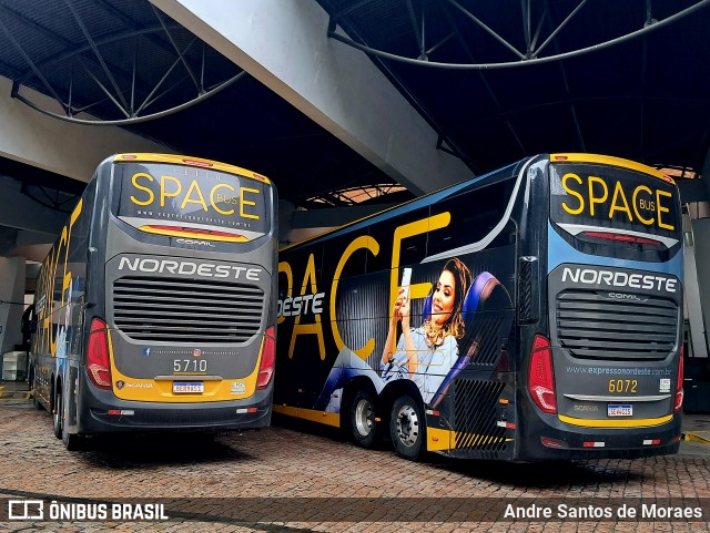 Expresso Nordeste 5710 na cidade de Joinville, Santa Catarina, Brasil, por Andre Santos de Moraes. Número da foto: #12638039.