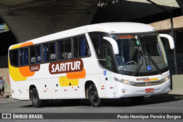 Saritur - Santa Rita Transporte Urbano e Rodoviário 23440 na cidade de Belo Horizonte, Minas Gerais, Brasil, por Paulo Henrique Pereira Borges. Número da foto: #12639803.