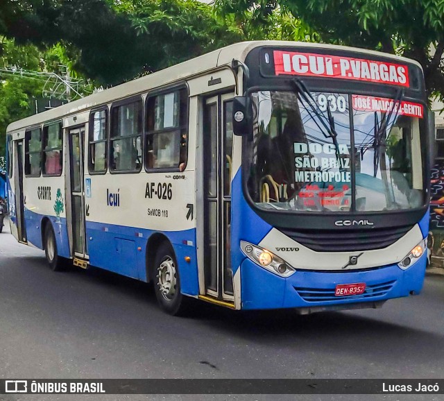 Viação Forte AF-026 na cidade de Belém, Pará, Brasil, por Lucas Jacó. Número da foto: #12638961.