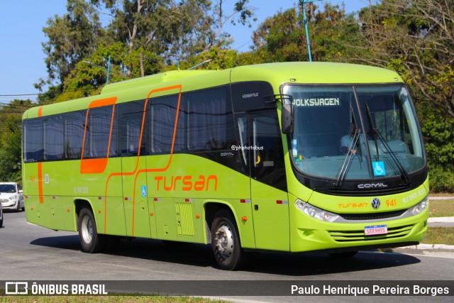 Tursan - Turismo Santo André 941 na cidade de Resende, Rio de Janeiro, Brasil, por Paulo Henrique Pereira Borges. Número da foto: #12639907.