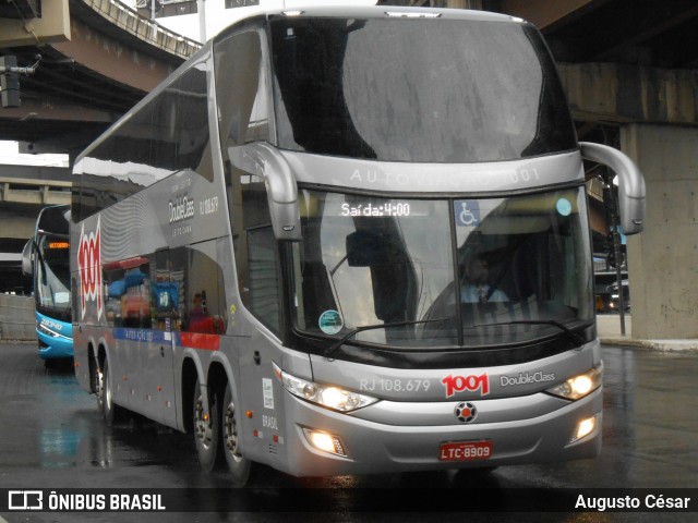 Auto Viação 1001 RJ 108.679 na cidade de Rio de Janeiro, Rio de Janeiro, Brasil, por Augusto César. Número da foto: #12639131.