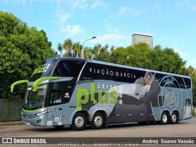 Viação Garcia 88087 na cidade de Curitiba, Paraná, Brasil, por Andrey  Soares Vassão. Número da foto: #12637825.