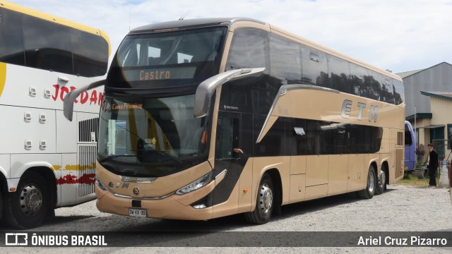 ETM - Empresa de Transporte Maullín 330 na cidade de Castro, Chiloé, Los Lagos, Chile, por Ariel Cruz Pizarro. Número da foto: #12637579.