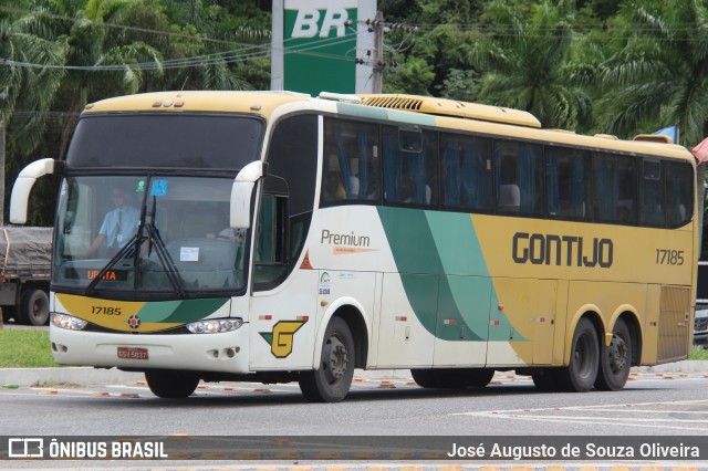 Empresa Gontijo de Transportes 17185 na cidade de Barra do Piraí, Rio de Janeiro, Brasil, por José Augusto de Souza Oliveira. Número da foto: #12639454.