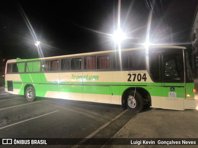 TransLuan 2704 na cidade de Ponte Nova, Minas Gerais, Brasil, por Luigi Kevin  Gonçalves Neves. Número da foto: #12639343.