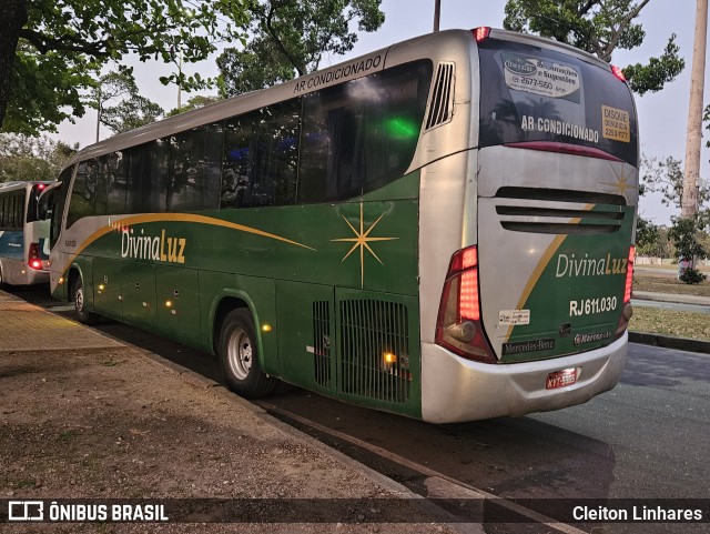 Divina Luz Transportes e Turismo RJ 611.030 na cidade de Rio de Janeiro, Rio de Janeiro, Brasil, por Cleiton Linhares. Número da foto: #12638120.