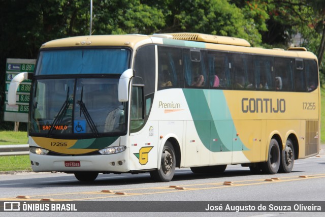 Empresa Gontijo de Transportes 17255 na cidade de Barra do Piraí, Rio de Janeiro, Brasil, por José Augusto de Souza Oliveira. Número da foto: #12639483.