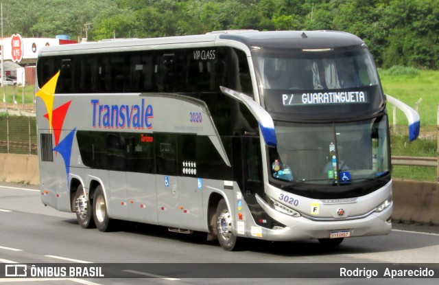 Transvale Turismo 3020 na cidade de Aparecida, São Paulo, Brasil, por Rodrigo  Aparecido. Número da foto: #12642023.