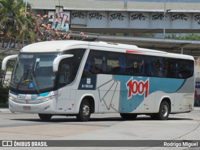 Auto Viação 1001 RJ 108.030 na cidade de Rio de Janeiro, Rio de Janeiro, Brasil, por Rodrigo Miguel. Número da foto: #12640739.