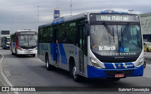 Viação Mauá RJ 185.084 na cidade de Rio de Janeiro, Rio de Janeiro, Brasil, por Gabriel Conceição. Número da foto: #12640170.