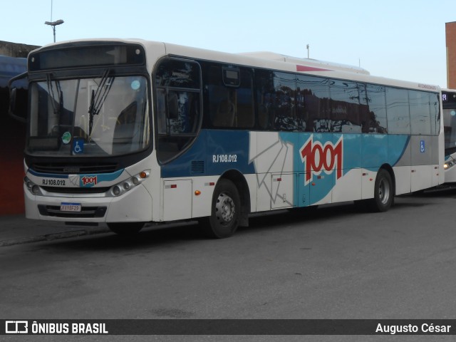 Auto Viação 1001 RJ 108.012 na cidade de Niterói, Rio de Janeiro, Brasil, por Augusto César. Número da foto: #12642600.