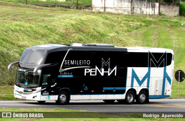 Empresa de Ônibus Nossa Senhora da Penha 59009 na cidade de Aparecida, São Paulo, Brasil, por Rodrigo  Aparecido. Número da foto: #12641543.
