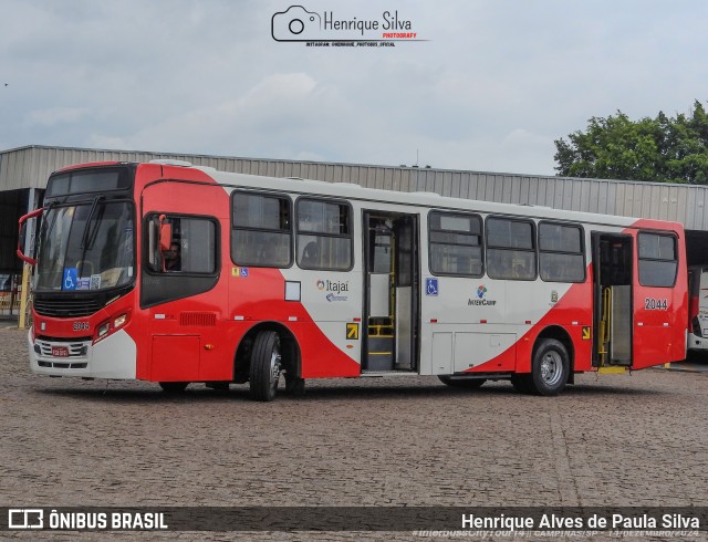Itajaí Transportes Coletivos 2044 na cidade de Campinas, São Paulo, Brasil, por Henrique Alves de Paula Silva. Número da foto: #12642557.
