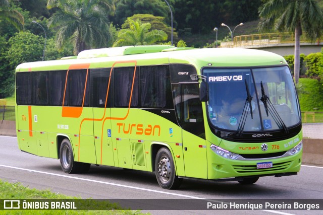Tursan - Turismo Santo André 776 na cidade de Piraí, Rio de Janeiro, Brasil, por Paulo Henrique Pereira Borges. Número da foto: #12642363.