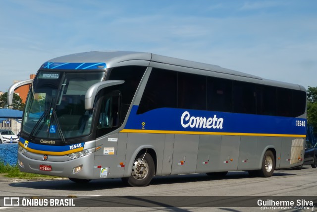 Viação Cometa 18540 na cidade de São Paulo, São Paulo, Brasil, por Guilherme Silva. Número da foto: #12640209.