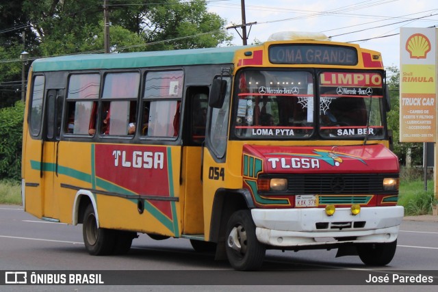 TLGSA - Transporte Loma Grande S.A. - Línea 132 > Transporte LomaGrandense S.A. 054 na cidade de Ypacaraí, Central, Paraguai, por José Paredes. Número da foto: #12642603.