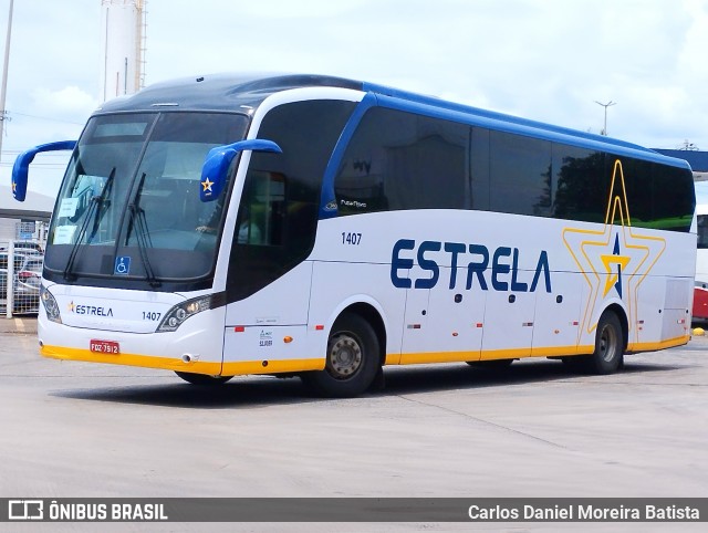 Viação Estrela 1407 na cidade de Goiânia, Goiás, Brasil, por Carlos Daniel Moreira Batista. Número da foto: #12642178.