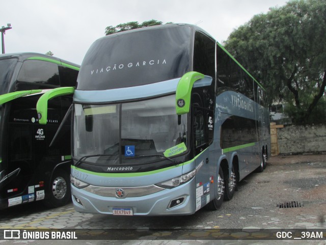 Viação Garcia 88117 na cidade de Curitiba, Paraná, Brasil, por GDC __39AM. Número da foto: #12641594.