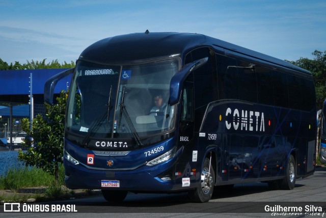 Viação Cometa 724509 na cidade de São Paulo, São Paulo, Brasil, por Guilherme Silva. Número da foto: #12640211.