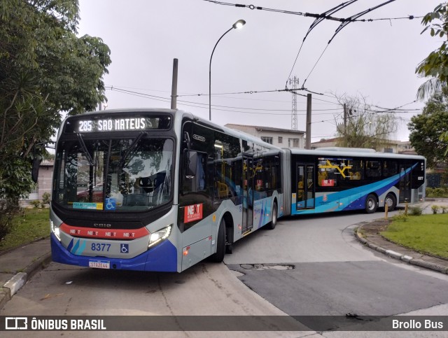 Next Mobilidade - ABC Sistema de Transporte 8377 na cidade de São Bernardo do Campo, São Paulo, Brasil, por Brollo Bus. Número da foto: #12643336.