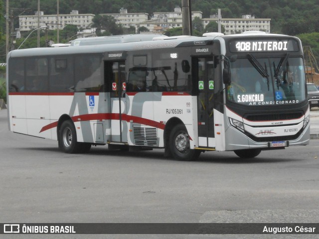 Auto Viação ABC RJ 105.061 na cidade de Niterói, Rio de Janeiro, Brasil, por Augusto César. Número da foto: #12644532.