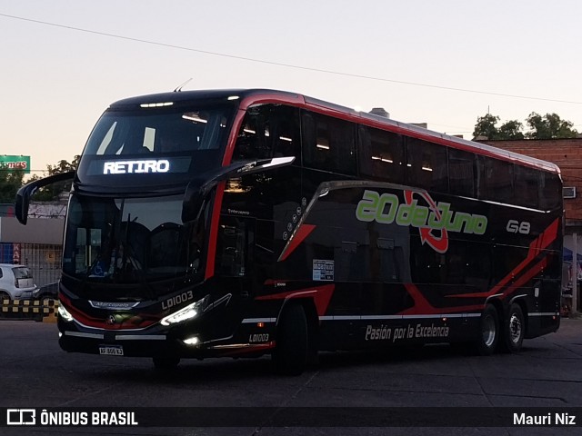 Transporte de Pasajeros 20 de Junio LD1003 na cidade de Corrientes, Capital, Corrientes, Argentina, por Mauri Niz. Número da foto: #12643361.
