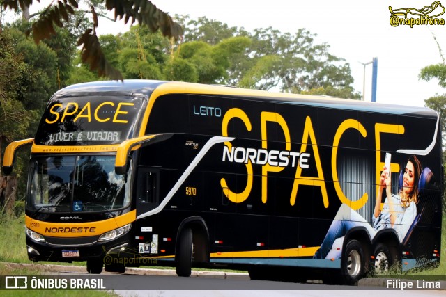 Expresso Nordeste 5970 na cidade de Brasília, Distrito Federal, Brasil, por Filipe Lima. Número da foto: #12644861.
