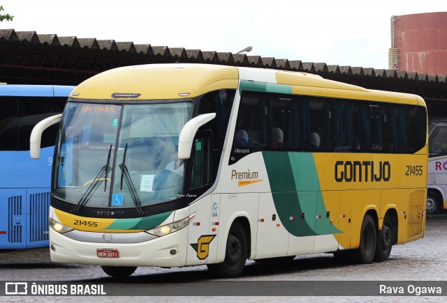 Empresa Gontijo de Transportes 21455 na cidade de Vitória da Conquista, Bahia, Brasil, por Rava Ogawa. Número da foto: #12645147.