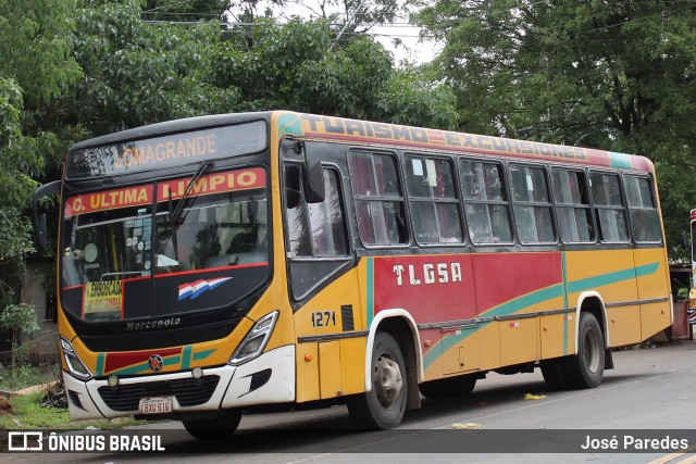 TLGSA - Transporte Loma Grande S.A. - Línea 132 > Transporte LomaGrandense S.A. 1271 na cidade de Caacupé, Cordillera, Paraguai, por José Paredes. Número da foto: #12644352.