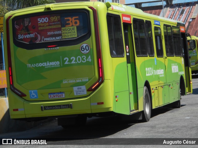 Santo Antônio Transportes Niterói 2.2.034 na cidade de Niterói, Rio de Janeiro, Brasil, por Augusto César. Número da foto: #12643596.